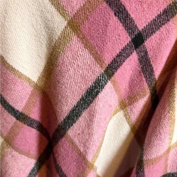 Plaid Pink and White Women's Skirt - Picture 5 of 5